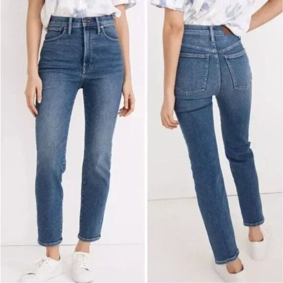 Madewell The Perfect Vintage Jean in Maplewood Wash, 24, MB687‎ - Picture 1 of 14